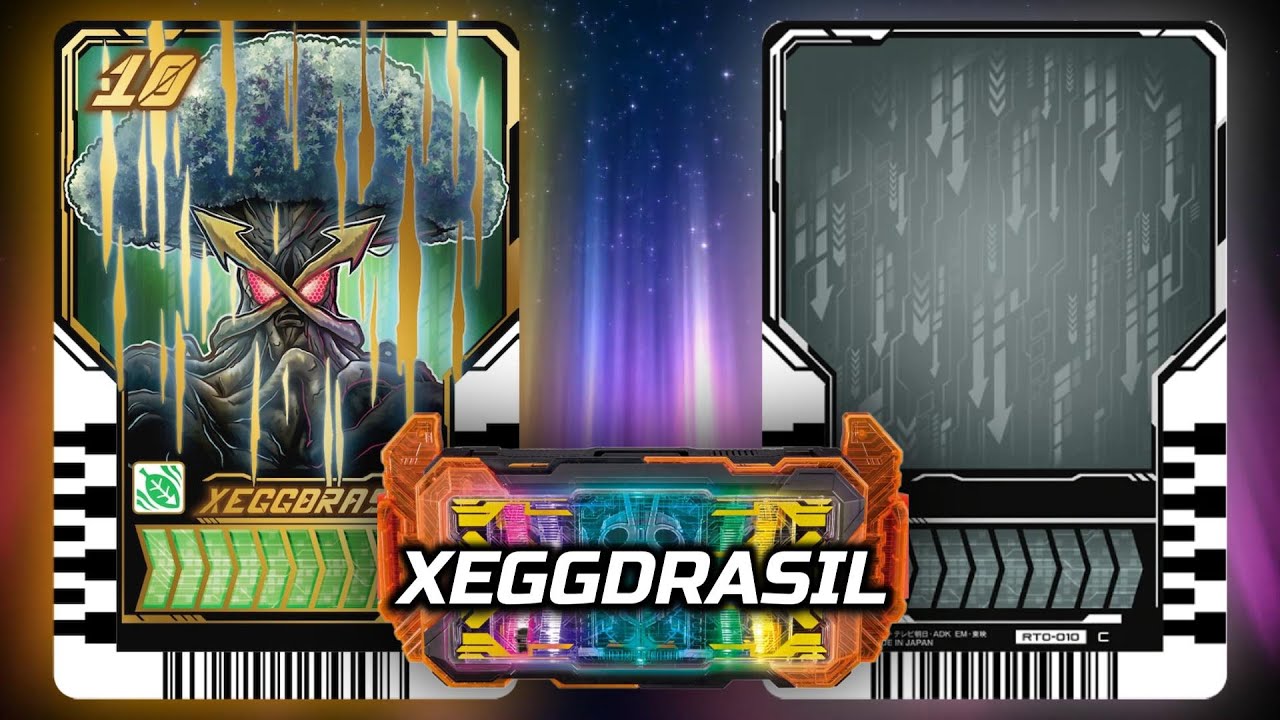 Kamen Rider Gotchard XEGGDRASIL Number 10 Chemy Card Henshin Sound