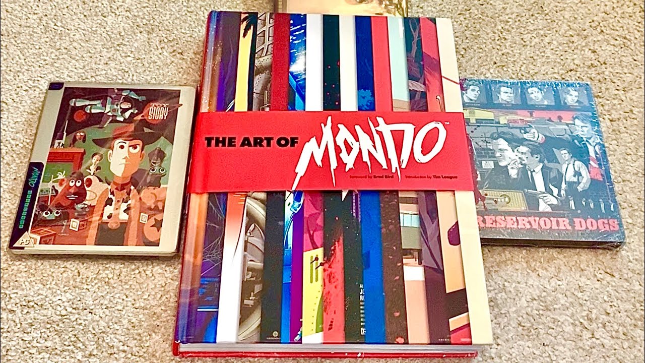 The Art of Mondo Book Flip-Through! (Ft. Mondo Steelbooks) (HD