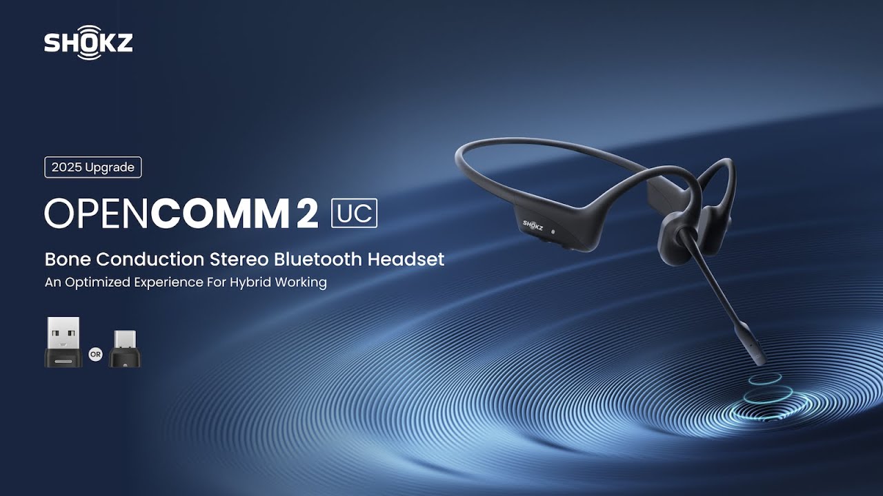 OpenComm2 UC 2025 upgrade Bone Conduction Headset - Best for Work