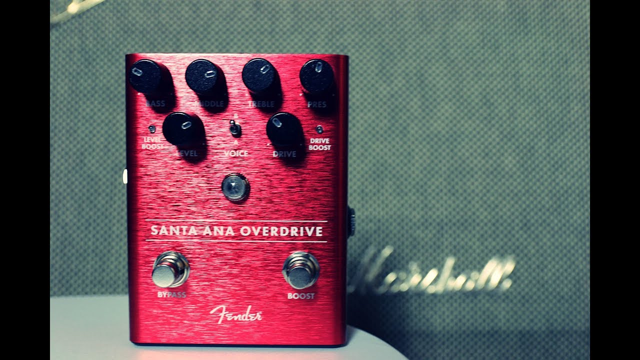 Fender Santa Ana Overdrive Pedal (A Versatile Box of Tricks) - YouTube