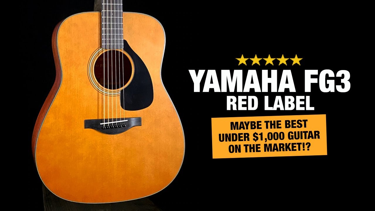 Yamaha FG3 Red Label - Under $1,000 Workhorse! - YouTube