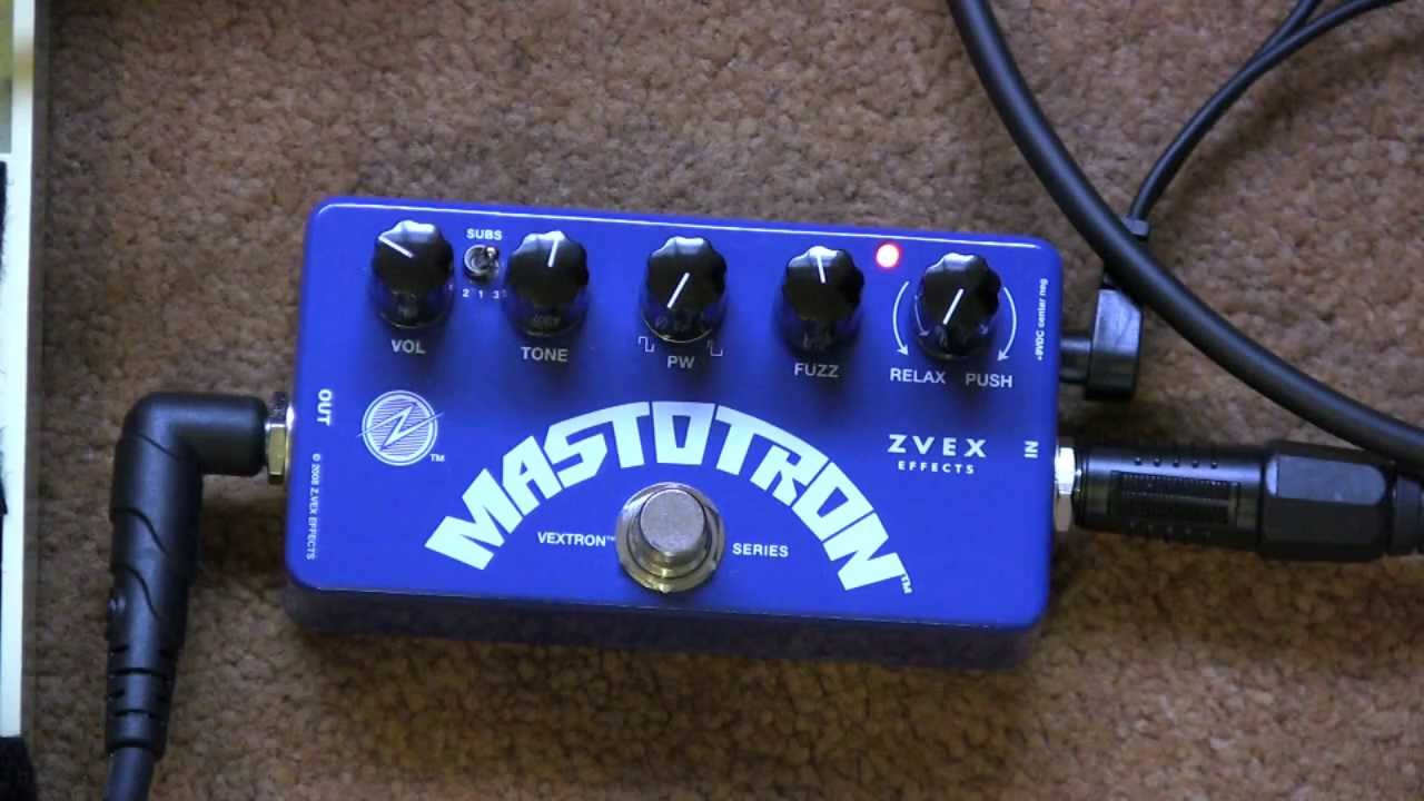 ZVEX Mastotron Fuzz Pedal Review - YouTube