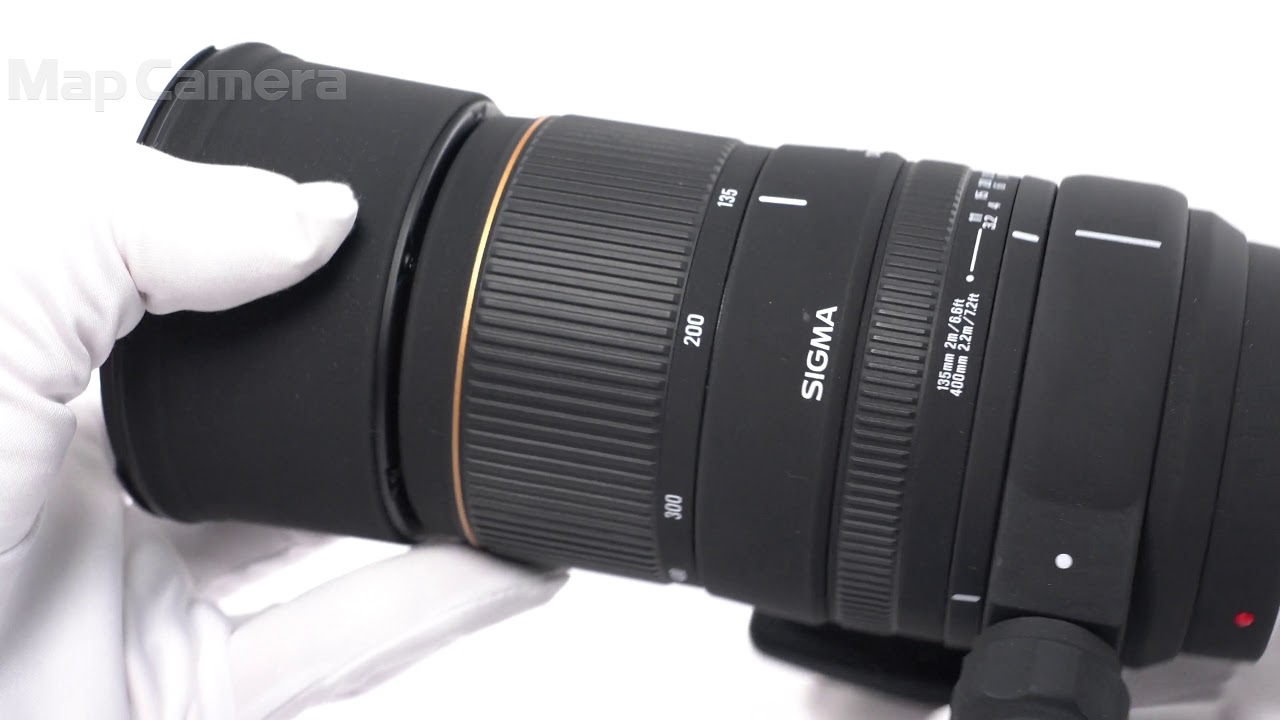 SIGMA (シグマ) APO 135-400mm F4.5-5.6 DG (ソニーα用) 良品 - YouTube