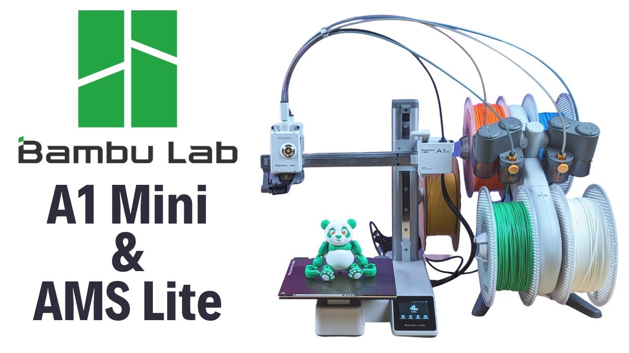The NEW Bambu Lab A1 Mini Combo With 4 Color AMS Lite! ONLY $459