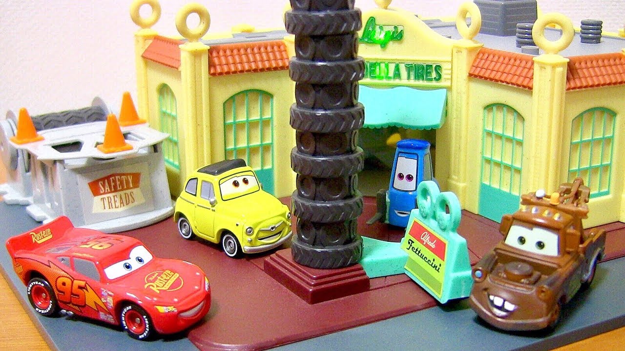 カーズの劇中で登場したラジエータースプリングスのルイジのタイヤ