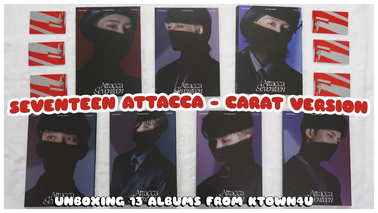 ✨ UNBOXING SEVENTEEN ATTACCA ALBUM - CARAT VERSION WITH PHOTOCARD