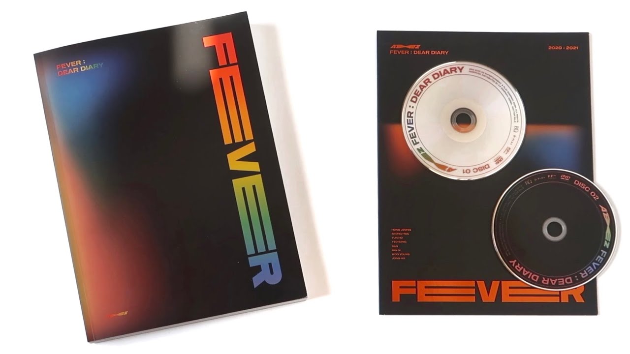 unboxing: ATEEZ FEVER: DEAR DIARY - YouTube