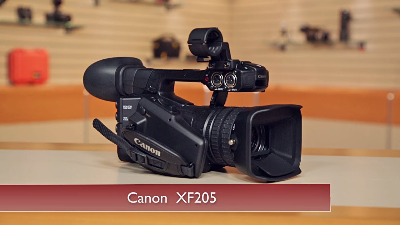 Canon XF205 Professional Camcorder - YouTube