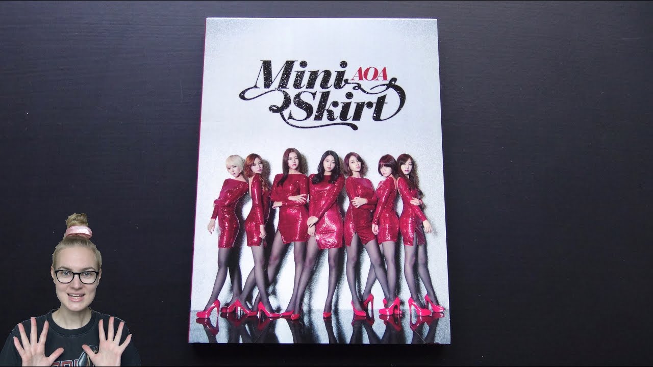 Unboxing AOA 1st Japanese Single Album Mini Skirt ミニスカート