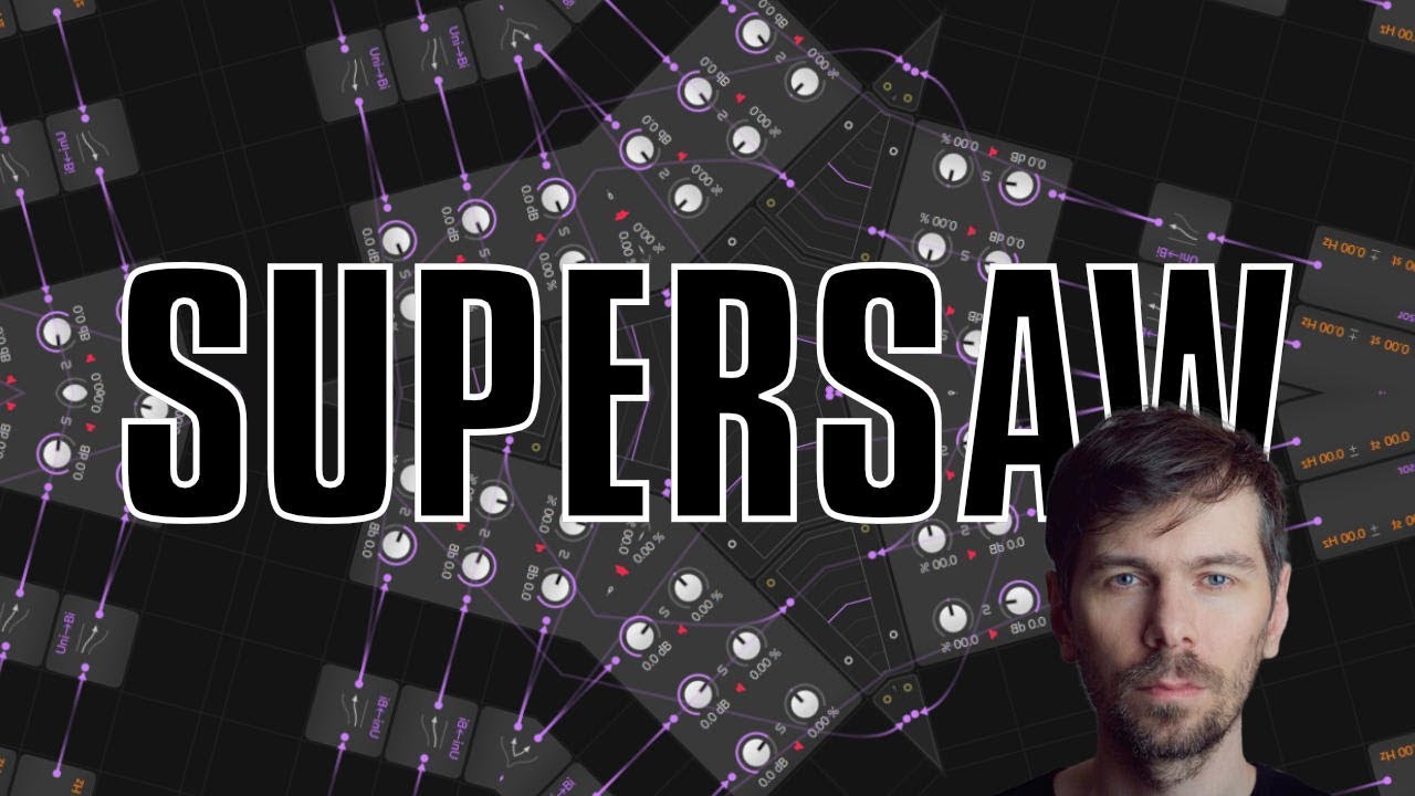 JP-8000 Supersaw Emulation in the Bitwig Studio Grid - YouTube