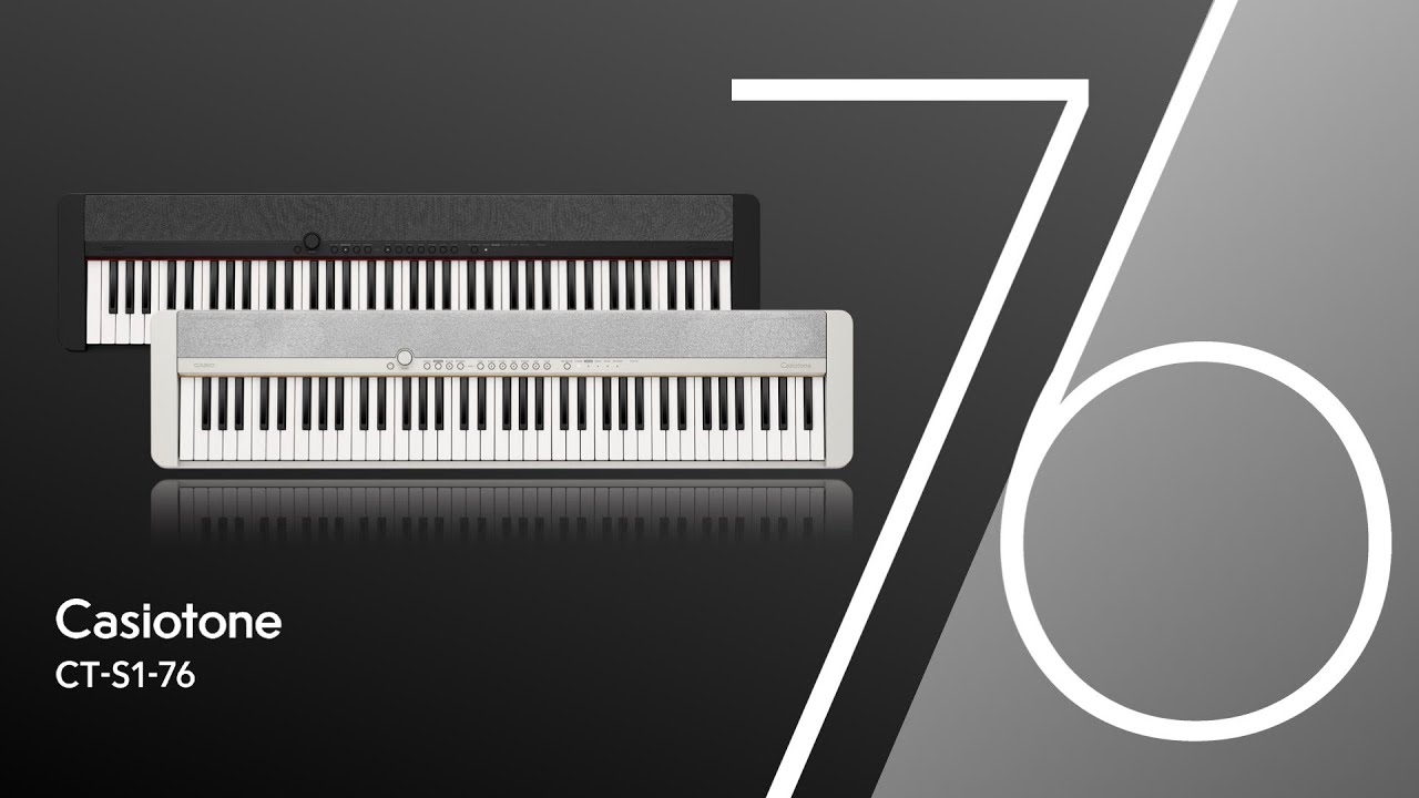 CT-S1-76BK | Casiotone | CASIO