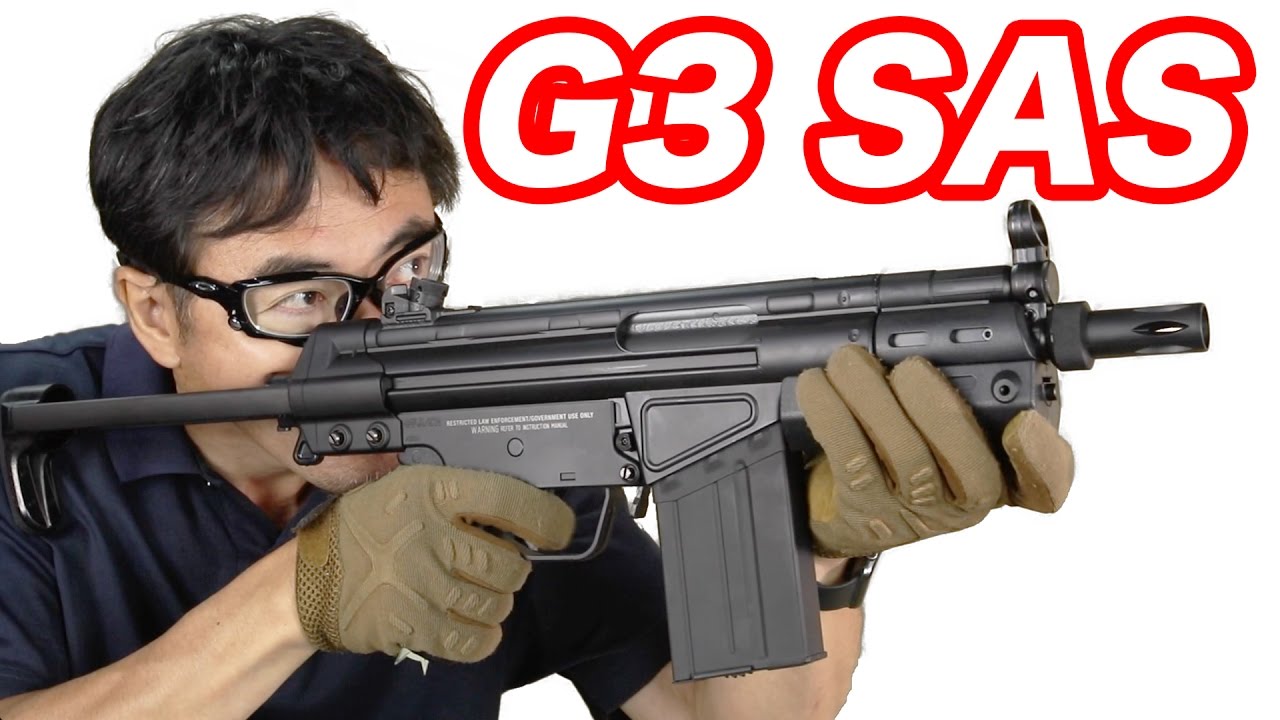 H&K G3 SAS TOKYOMARUI AEG HighCycle Custom review - YouTube