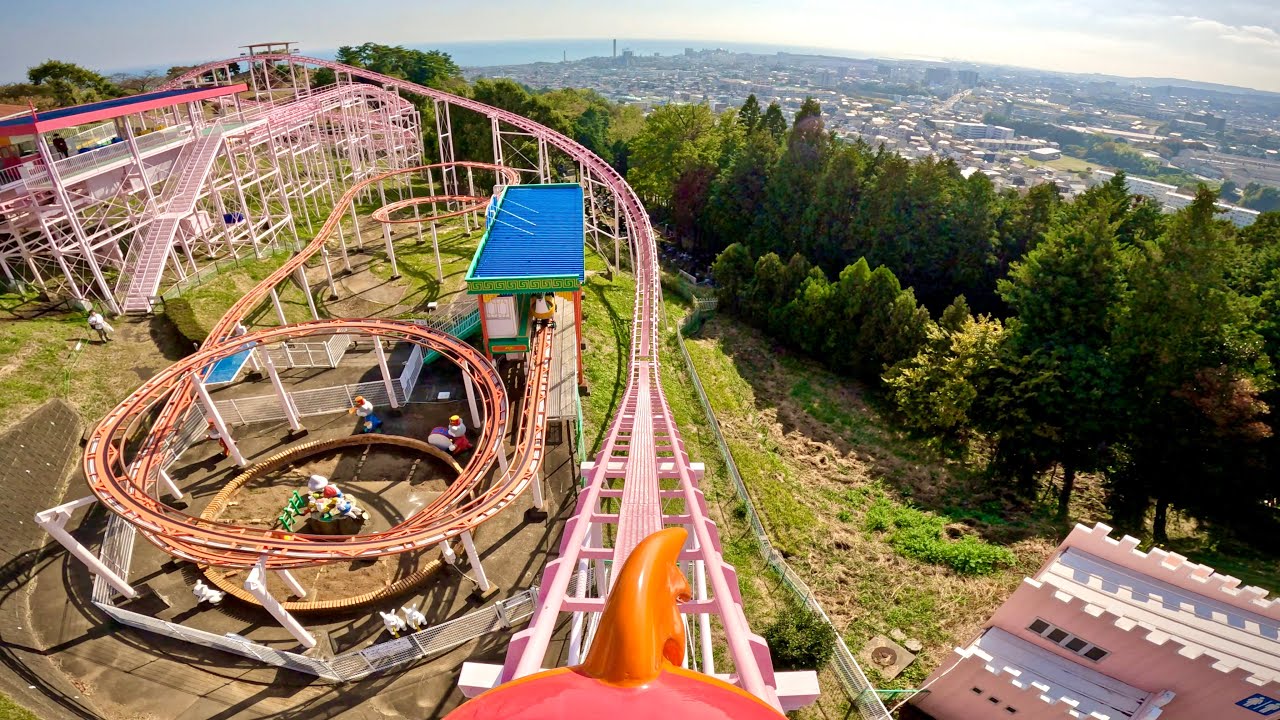 ドリームコースター 先頭 on-ride POV (乗車映像) / 日立市かみね公園