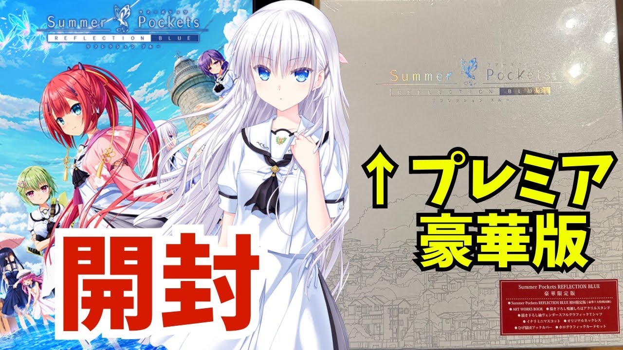 激レア】「Summer Pockets」の豪華限定版を開封してみた - YouTube