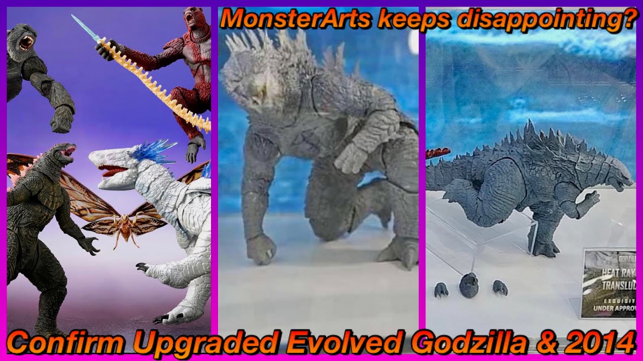 Hiya Toys Has Upgraded Godzilla 2014 & Evolved Godzilla 2024 - Has