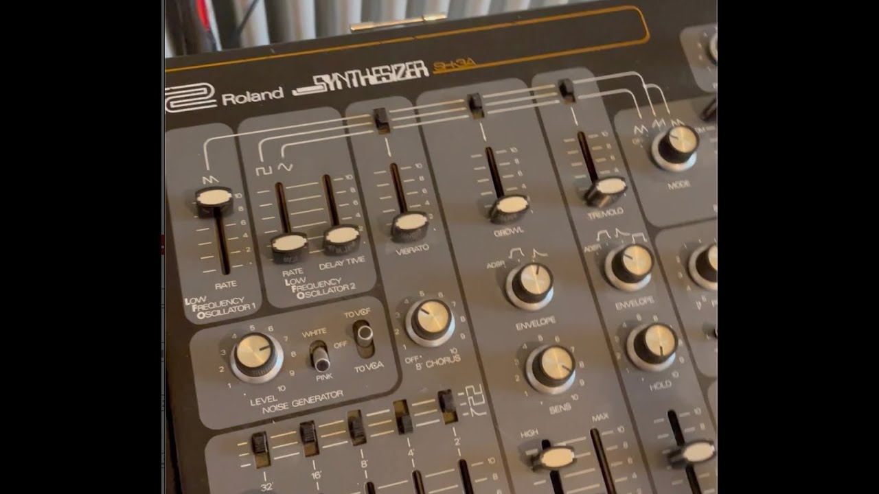 Roland SH-3a - 修理完了！ちょっと変わったオシレーターとLFOピッチ