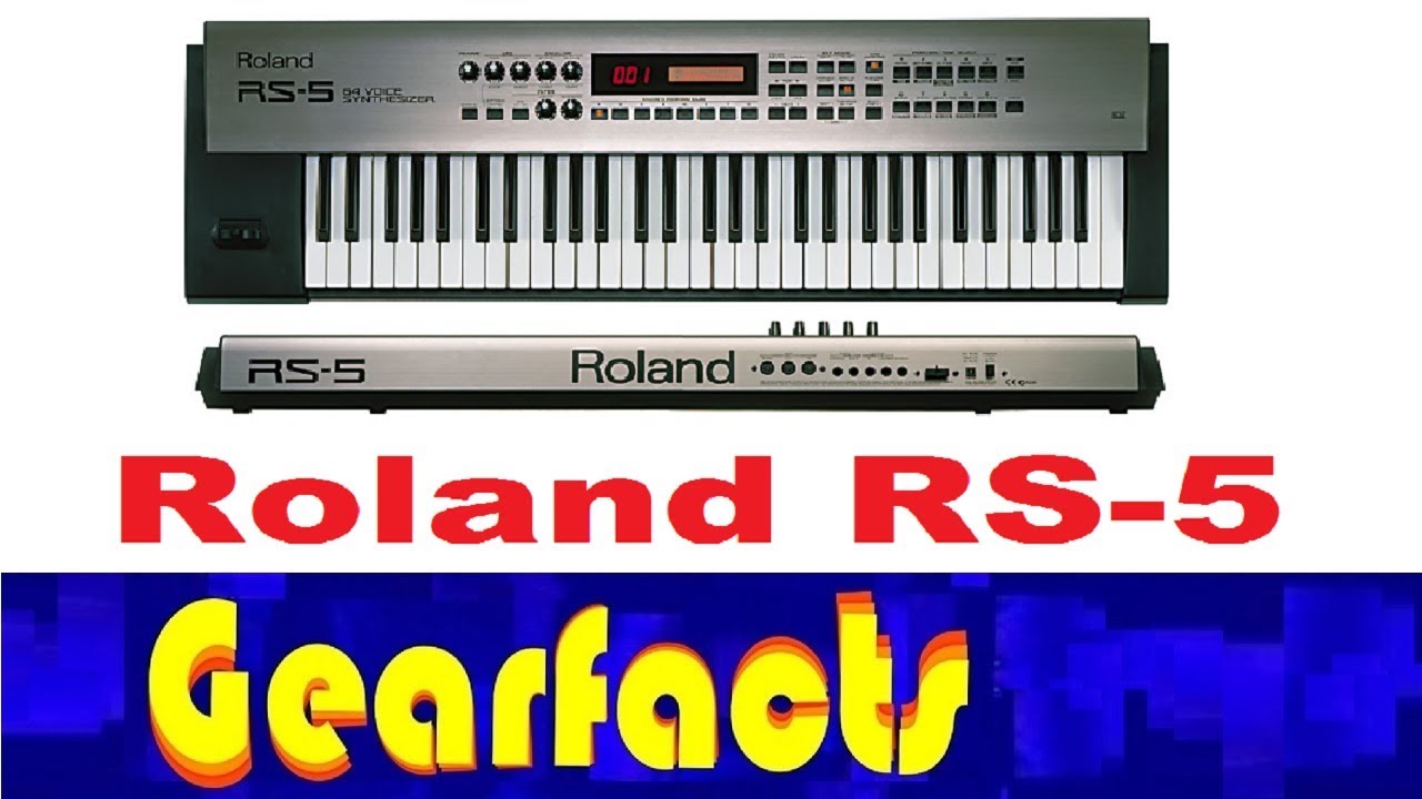 Roland RS-5 64 voice synth demo and direct recording - YouTube