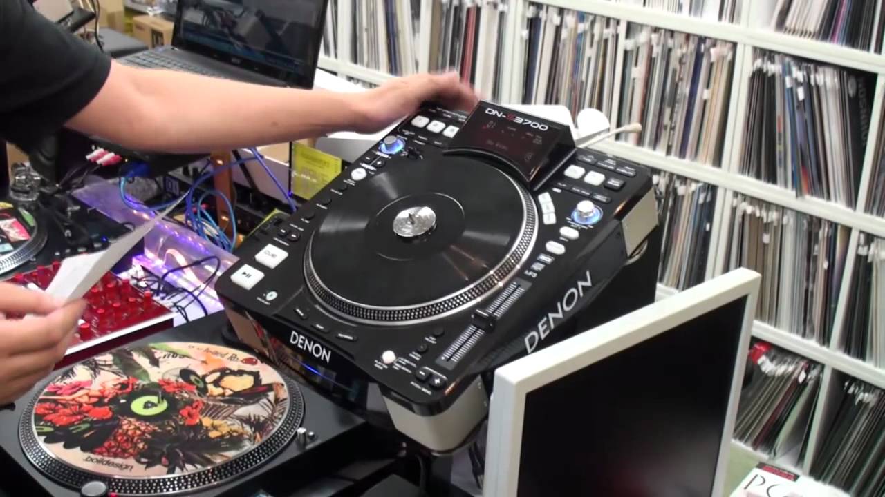 denonのcdj,DN-S3700でserato scratch liveをhybrid modeでプレイする