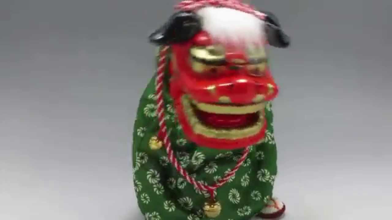 踊る獅子舞 P-1500-S - YouTube