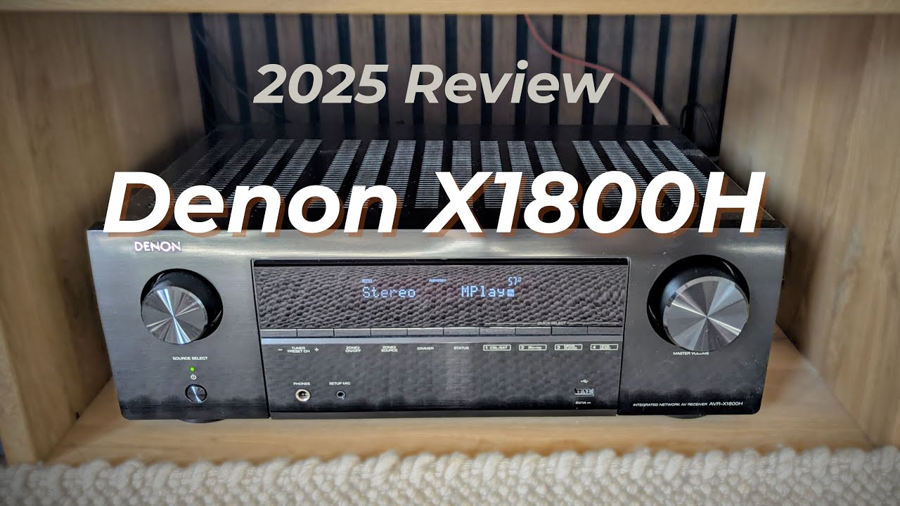 Denon X1800H receiver // 2025 review - YouTube