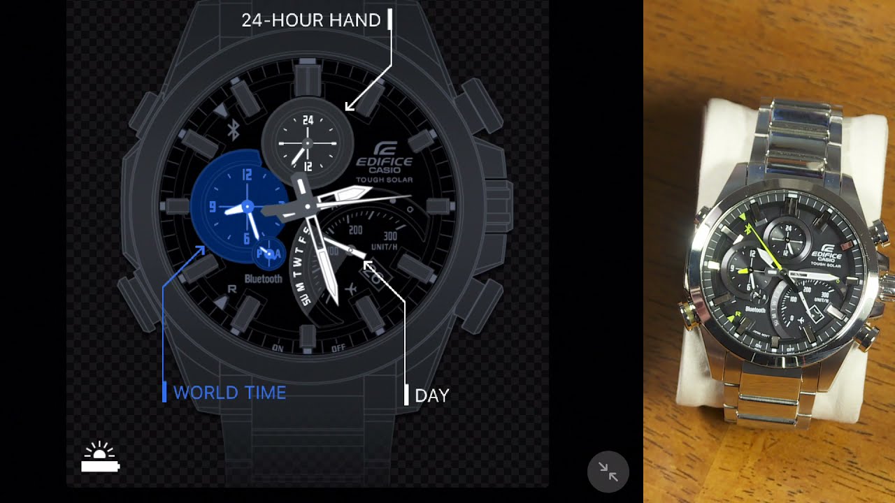 Casio Edifice EQB-501 In Depth Watch Review with Bluetooth Casio+