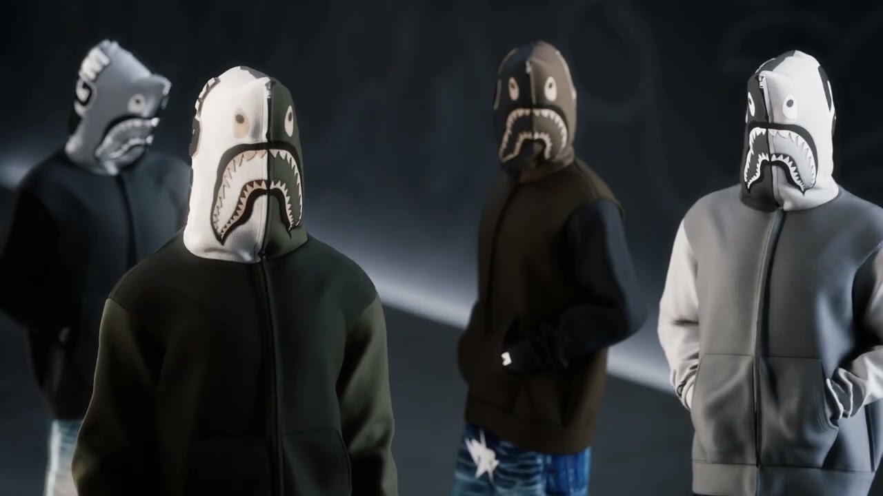 ア ベイシング エイプ®」が“シャークフーディー”20周年ポップアップを