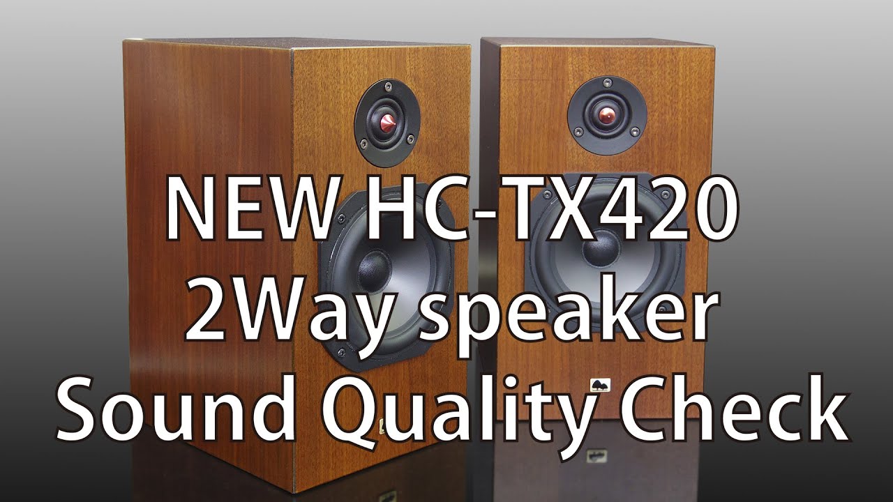 本格密閉型2Way Speaker HC-TX420 ≪ペア≫