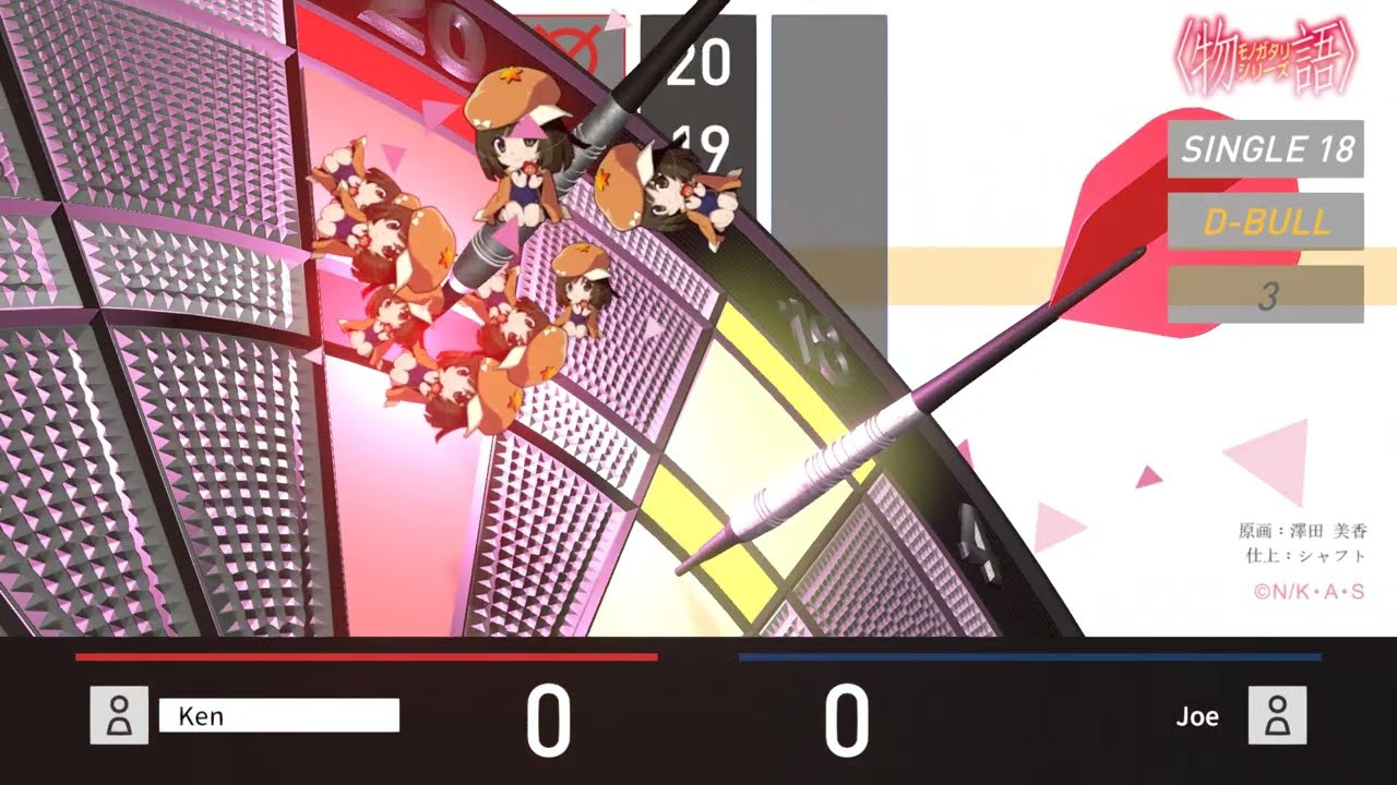 Only Japan】物語シリーズ DARTSLIVE CARD DARTSLIVEテーマ&LIVE