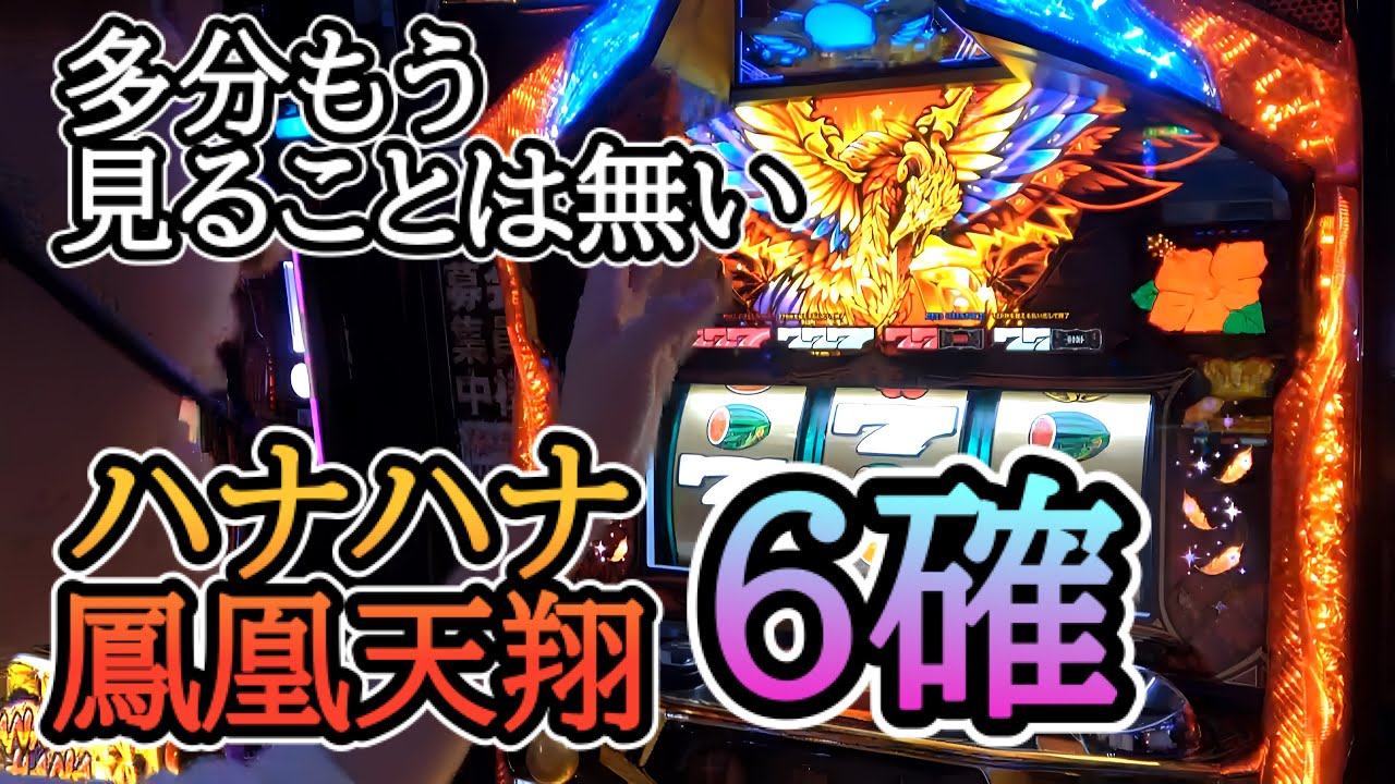 ハナハナ鳳凰天翔】遂に6確！もう一生見ることはないかもしれない