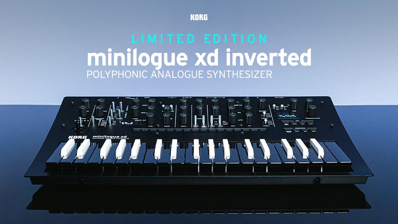 Limited Edition minilogue xd inverted - First Look - YouTube