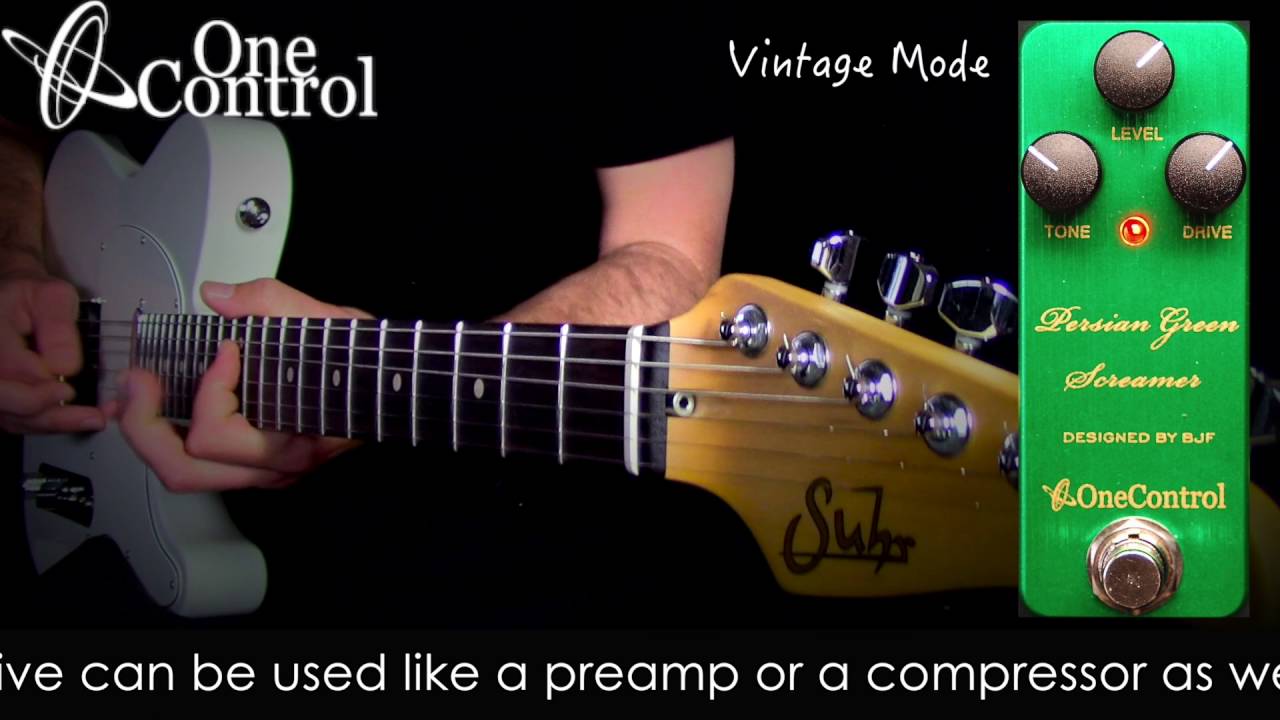 One Control Persian Green Screamer - YouTube