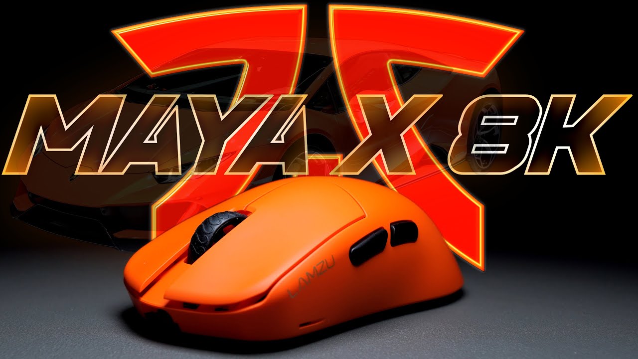 Lamzu x Fnatic Maya X 8K Gaming Mouse Review. The Lamborghini of