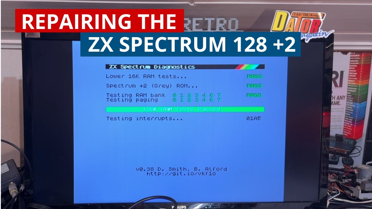 Repairing the ZX Spectrum 128 +2 - Got some new parts but still