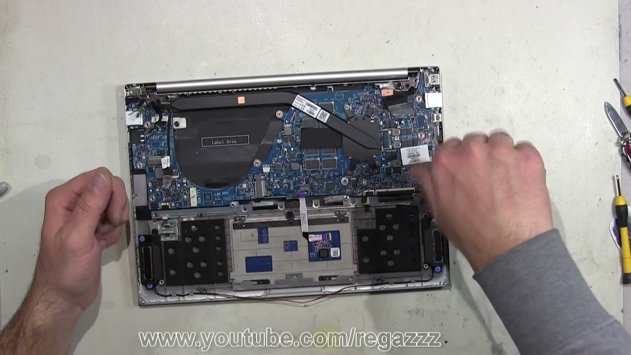 HP Pavilion Aero 13 13-BE 13-BE1097NR Lower Bottom Take Apart