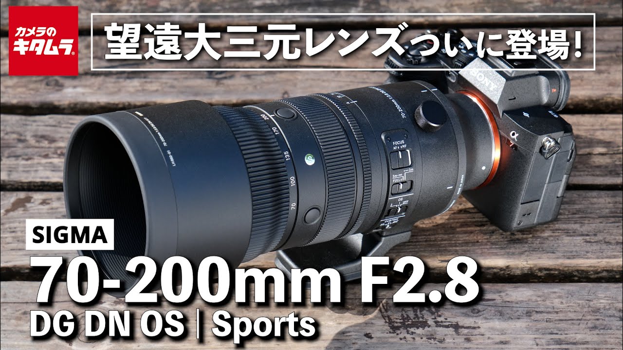 レンズレビュー】シグマ 70-200mm F2.8 DG DN OS｜最高性能を持った大