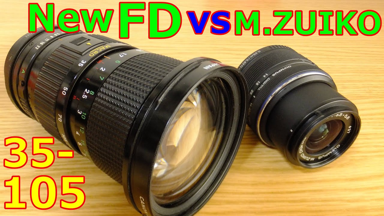 ジャンク】324円 CANON New FD35-105mm F3.5 動作検証・作例 F3.5通し