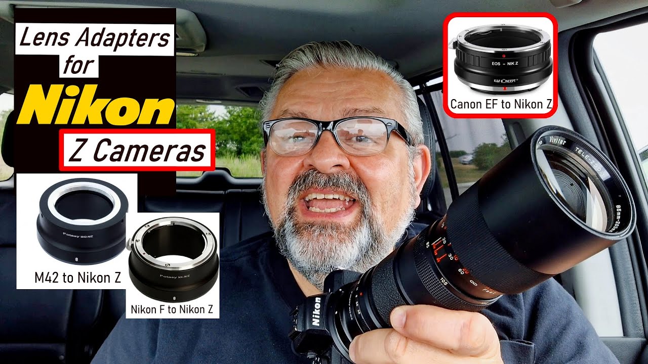 Nikon Z Camera and Lens Dumb Adapters - Use Vintage M42 Canon