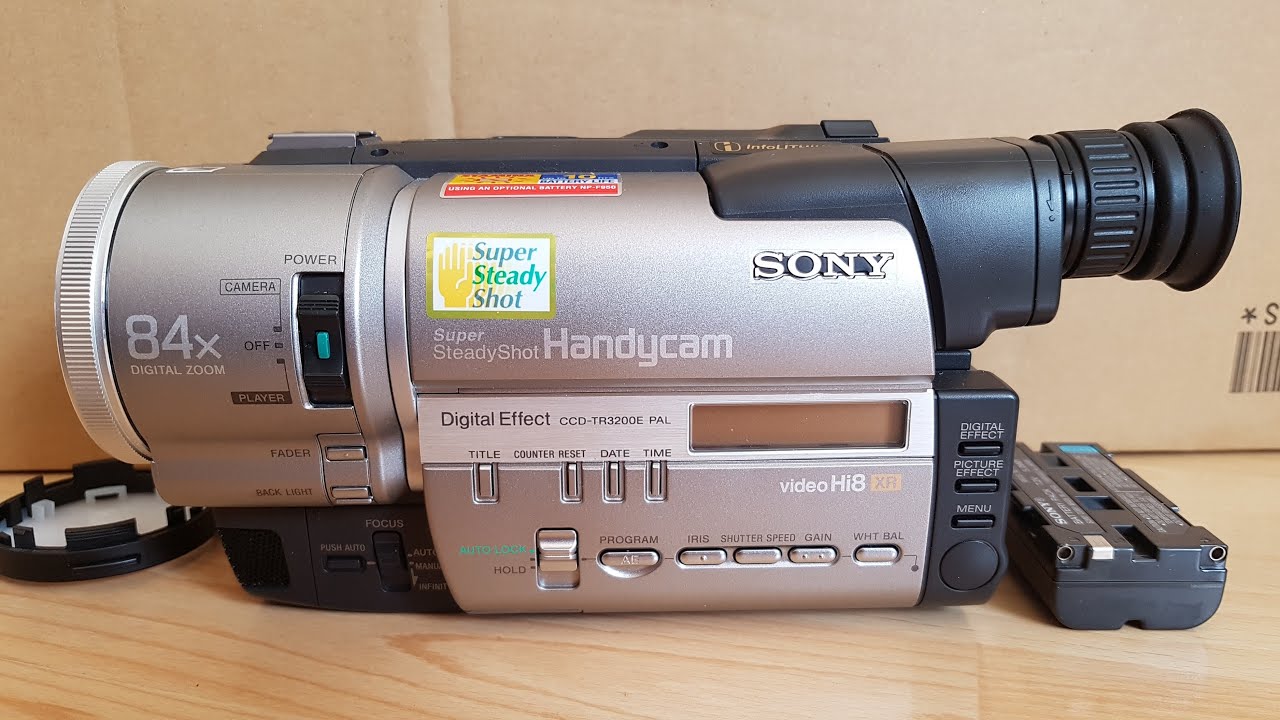 Sony CCD-TR3200E PAL HI8 Video Camera Recorder - YouTube