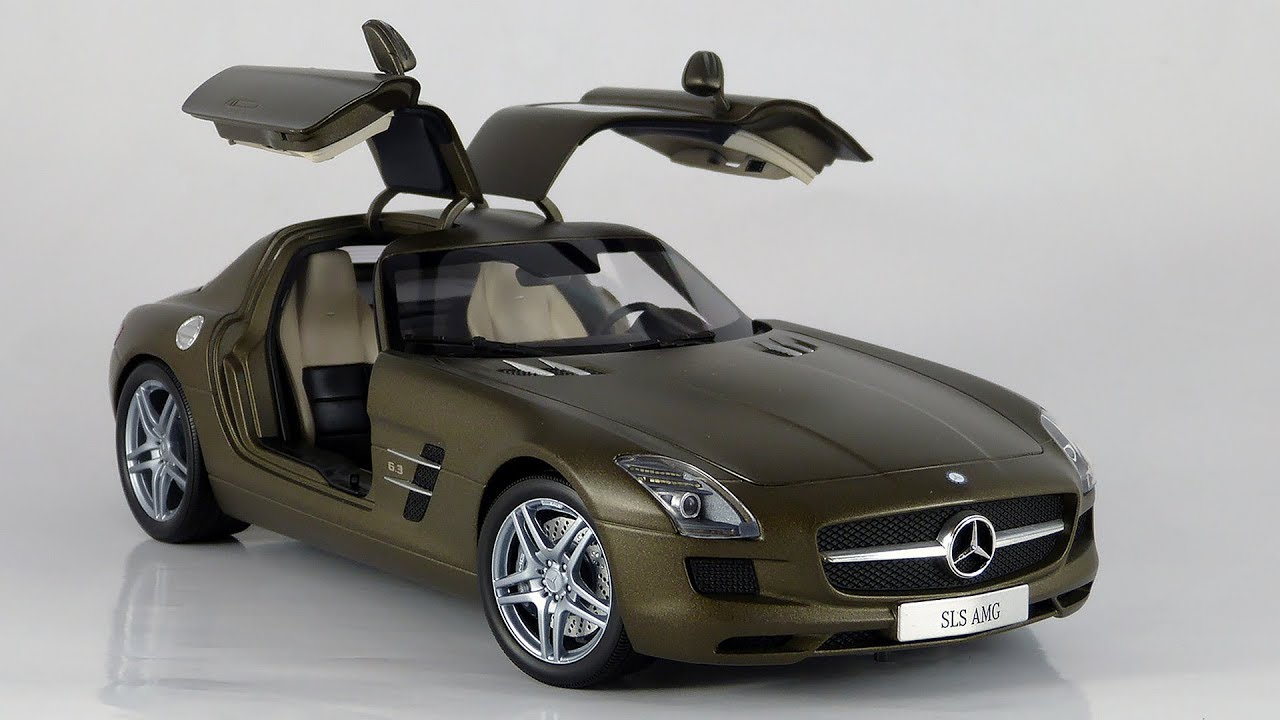 1:18 Minichamps Mercedes-Benz SLS AMG (C197) 2010 - YouTube