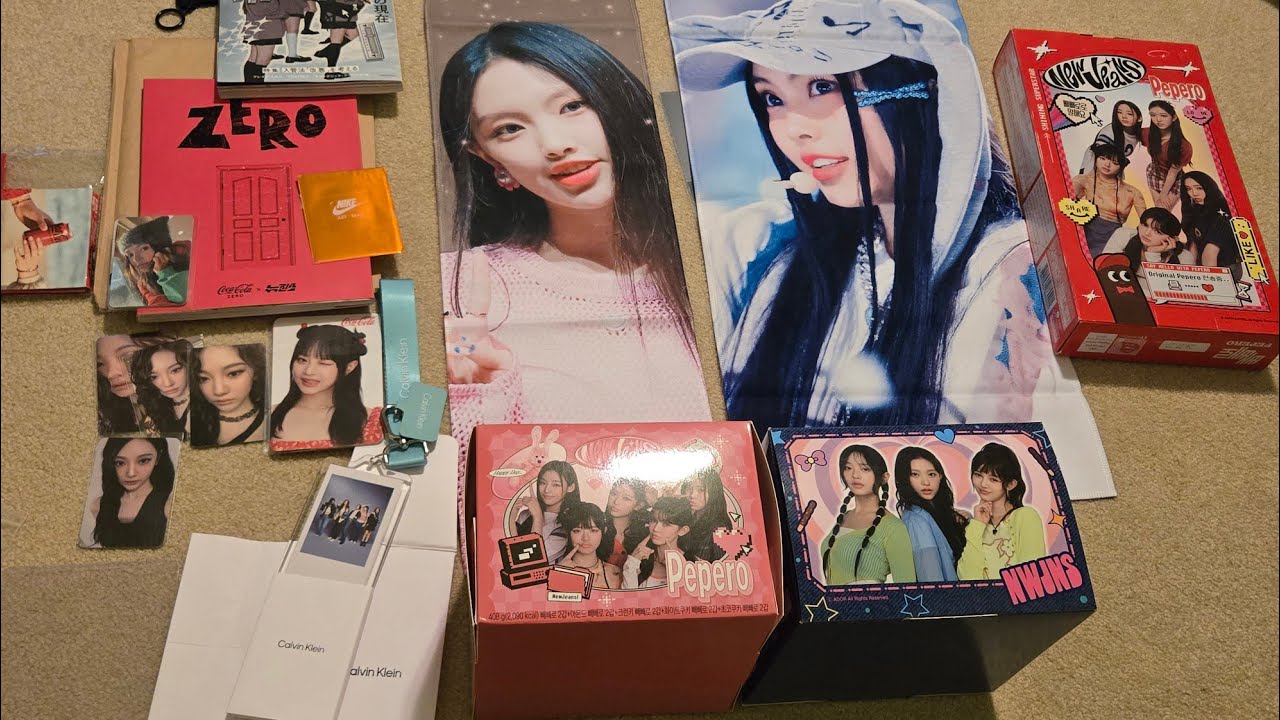 NEWJEANS X COKE ZERO PHOTOBOOK, PC, SLOGAN, PEPERO + AESPA