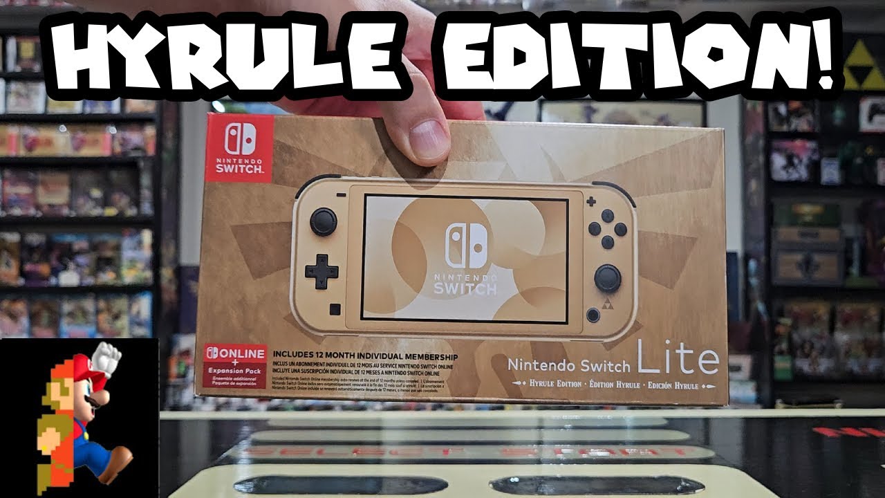 Unboxing Nintendo Switch Lite: Hyrule Edition | Nintendo
