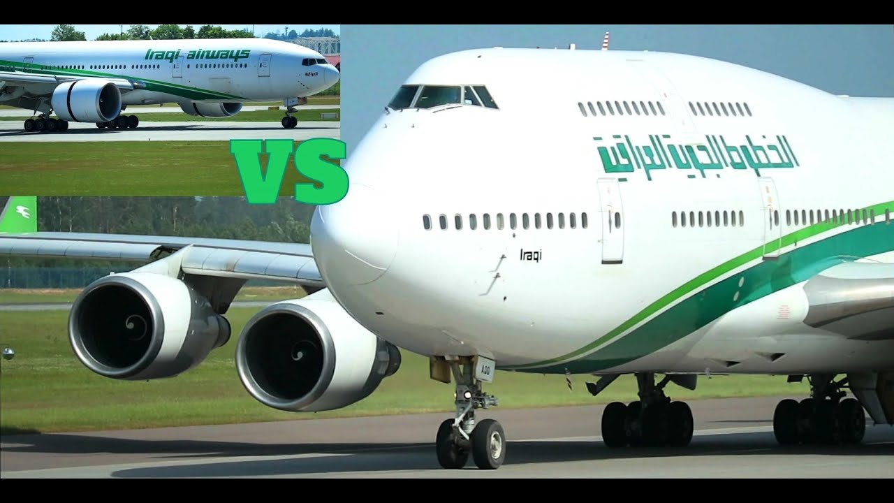 Legendary and rare Iraqi Airways Boeing 747 vs Iraqi Airways