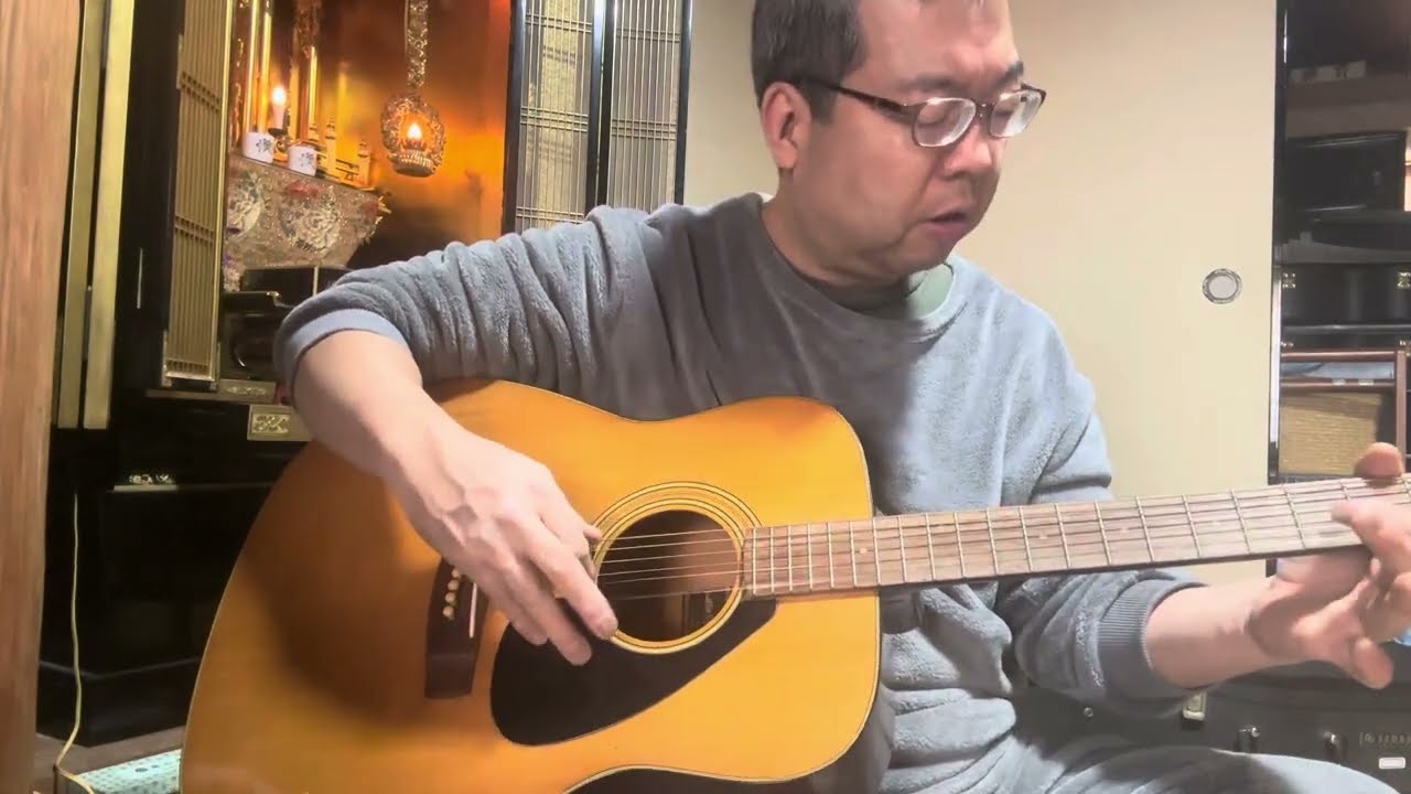 YAMAHA FG-180J（黒ラベル）落語 de FG - YouTube