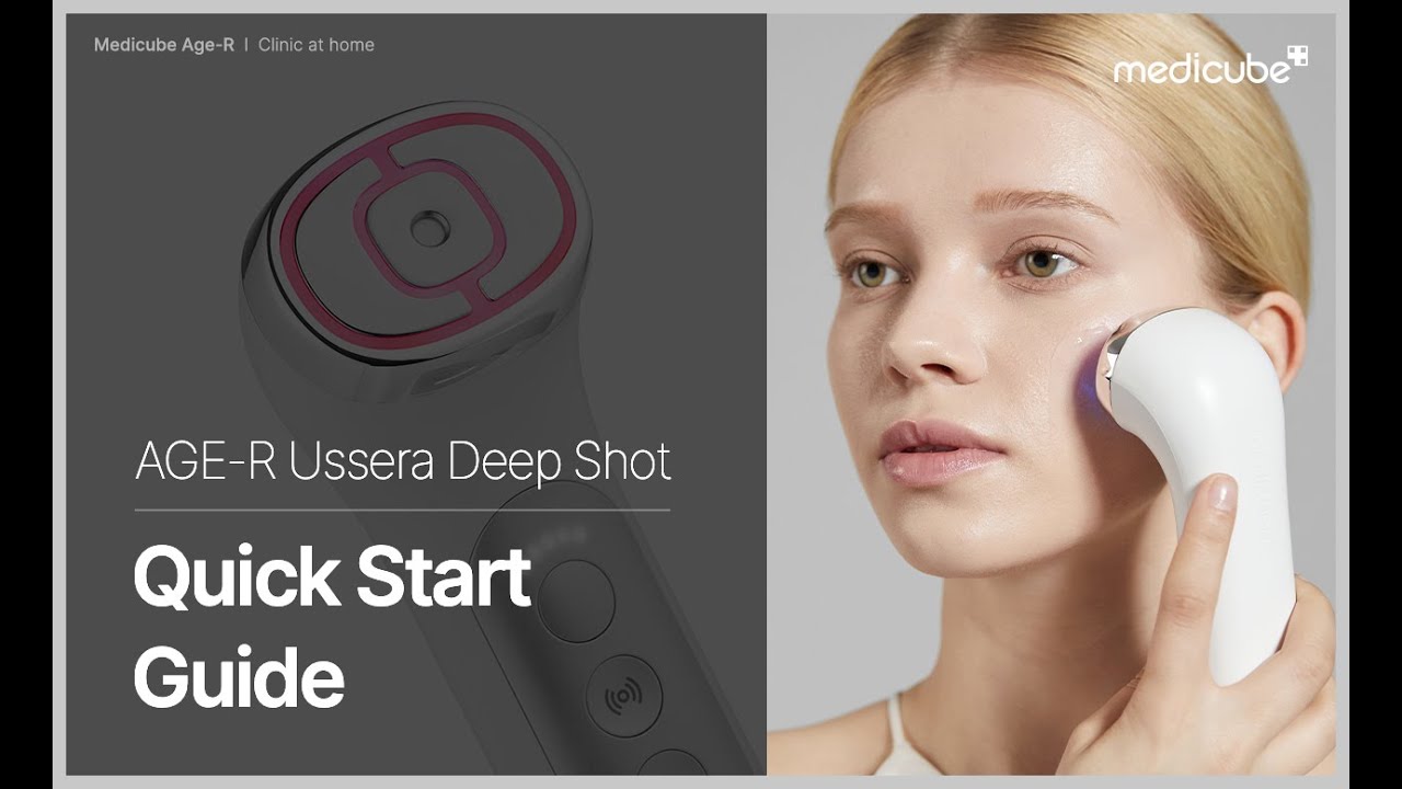 MEDICUBE] Age-R Ussera Deep Shot Quick Start Guide - YouTube