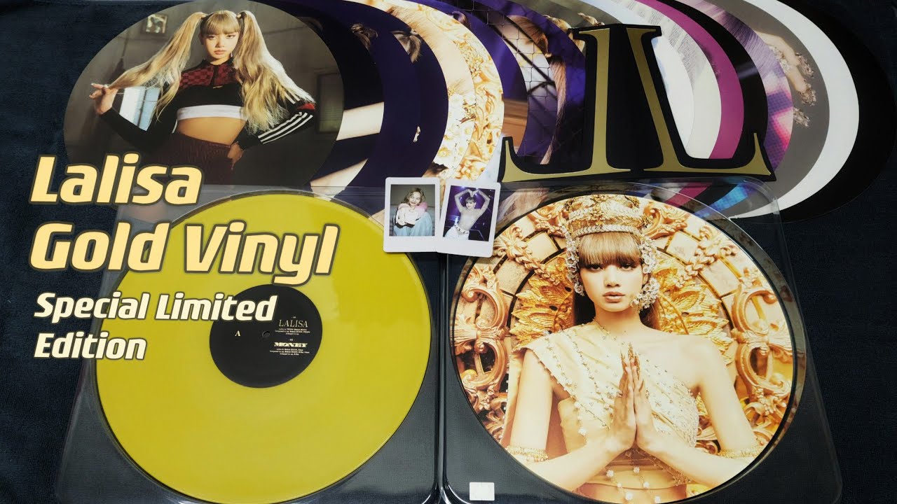 Unboxing] BLACKPINK LISA - Lalisa Gold Vinyl (Special Limited