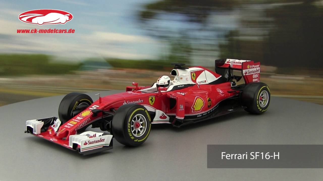 Vettel's company car in scale 1:18 - Model car Ferrari SF16-H
