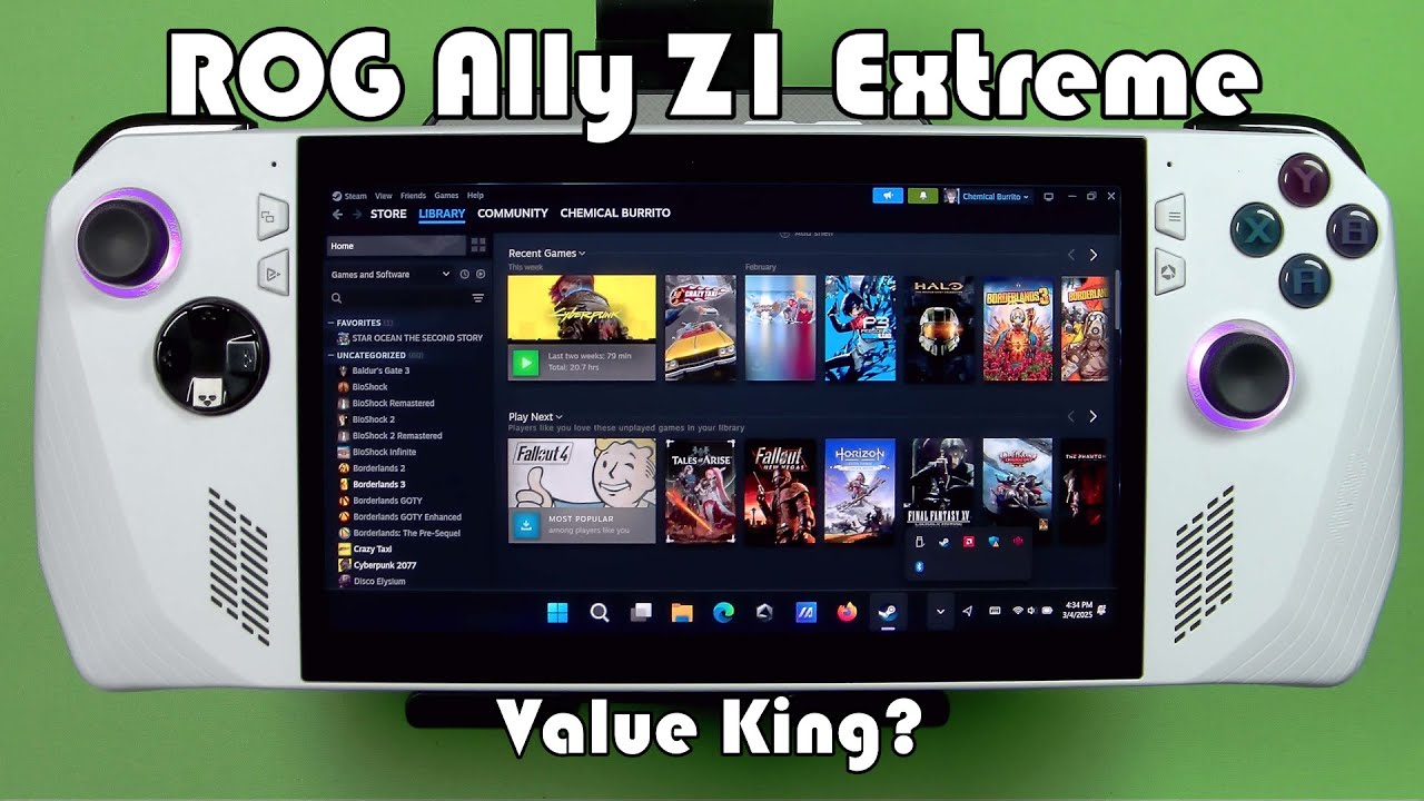 ROG Ally Z1 Extreme - The PC Handheld Value King? - YouTube