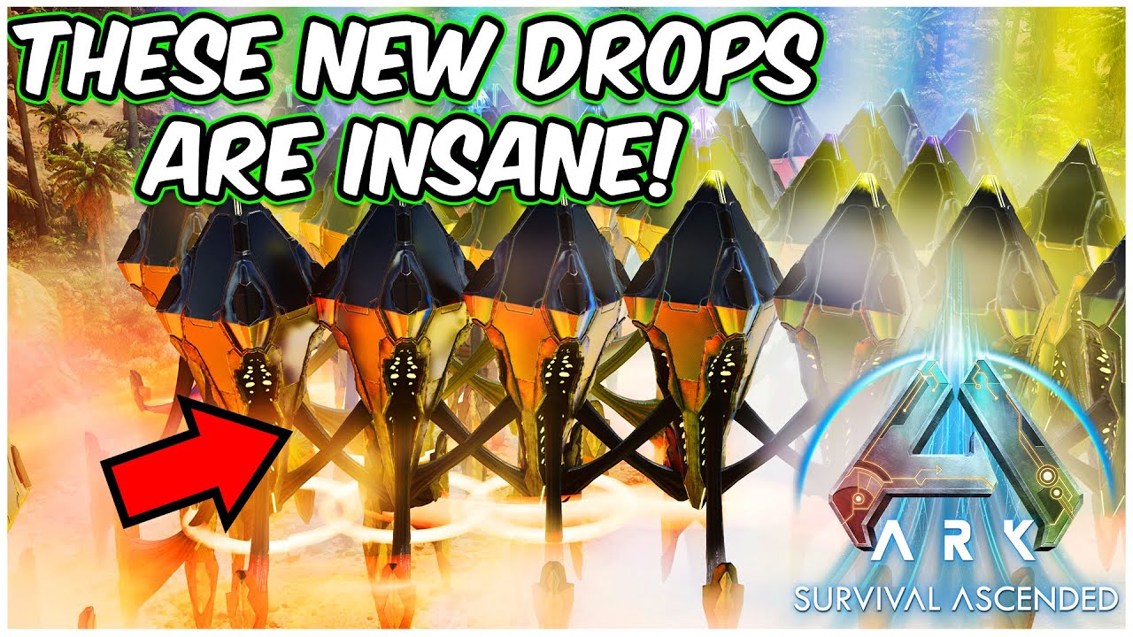 ARK SURVIVAL ASCENDEDS New Loot Drops Are Super OP!! - YouTube