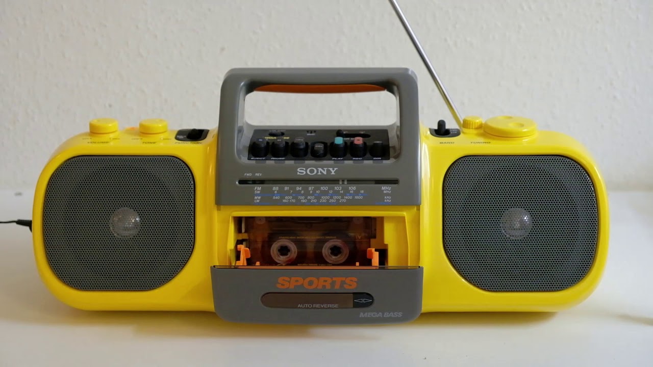 Sony CFS 905L boombox test - YouTube