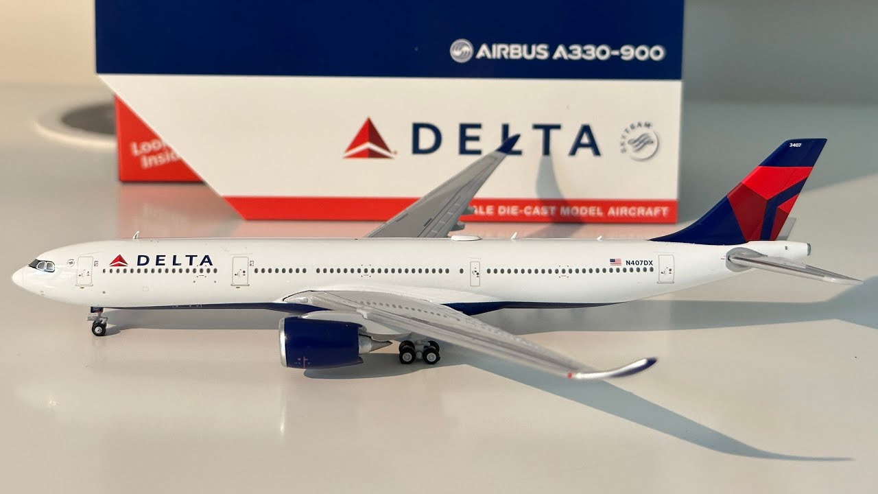 Geminijets | Delta Airlines Airbus A330-900neo | 1:400 - YouTube